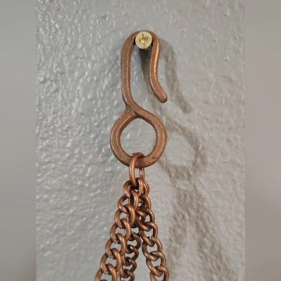 Early 1900s Vintage Copper Shirodhara, Hand Forged See Details
